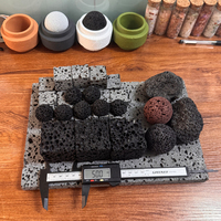 Diffuseur d'arômes en pierre volcanique, cube/boule, 2-20 cm, artisanat naturel, décoration d'intérieur, art populaire, toucher réel, personnalisable, Noël