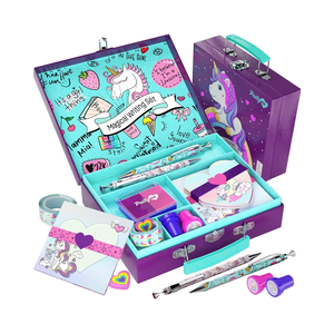 Đẹp Tôi Unicorn Văn Phòng Phẩm Thiết Lập Cho Trẻ Em Tốt Nhất Món Quà Sinh Nhật Cho Cô Gái Tuổi 6-12 Thư Viết Nghệ Thuật Kit Preteen Đồ Chơi Thủ Công - Product Image 1