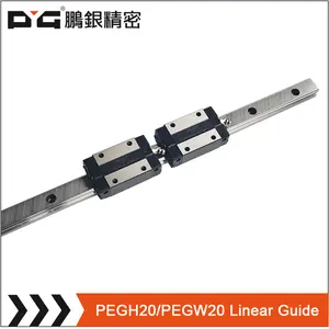 High Precision Linear Guides PEG20mm Profile Rail Guide Linear Slider Guide Group For Small Equipment