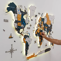 Vente en gros de punaises de tableau métalliques drapeaux du monde, fournitures de bureau, pour agences de voyage, approvisionnement en gros