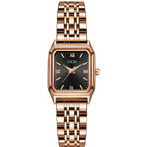 นาฬิกาผู้หญิงใหม่สแตนเลสสตีลเรียบง่ายและไม่เหมือนใครนาฬิกาควอตซ์กันน้ำสำหรับนักเรียน - Product Image 5