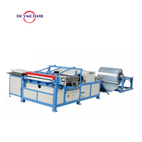 Ligne de production automatisée de conduits d'air HVAC CS de 0,5 à 1,2 mm, équipement automatisé, machine à conduits S&C à système de glissement et d'entraînement, machine à conduits à rainures S&C