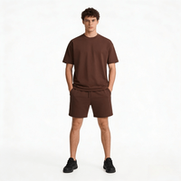 T-shirt personnalisé coupe ample 300 GSM 100 % coton, sérigraphie, col rond, homme/femme, impression avant et arrière, vente en gros, haute qualité, pré-rétréci