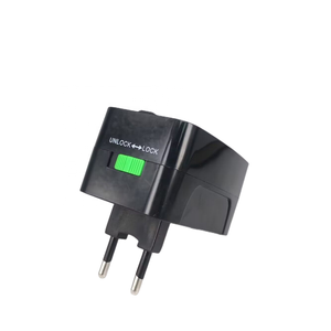 Adaptador de enchufe universal para viajar <span class=keywords><strong>por</strong></span> todo el mundo, multifunción, Reino Unido, UE, EE. UU., AU, convertidor Schuko negro para <span class=keywords><strong>Italia</strong></span>, América, Singapur - Product Image 5