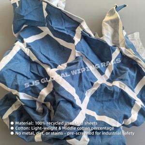 Trapos de Limpieza de Algodón 100% Grado A, Trapos de Limpieza de Colores Mezclados para Limpieza General y Marina - Product Image 4