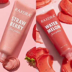 Produits de soins de la peau exfoliant hydratant <span class=keywords><strong>gommage</strong></span> corporel à la fraise gel nettoyant blanchissant pour le visage et le corps <span class=keywords><strong>gommage</strong></span> du visage - Product Image 3