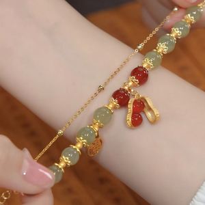 Pulseras y Brazaletes de Moda para Mujer 2022, Hechos a Mano, con Cuentas de Cristal Natural, Piedras Preciosas, Cuentas de Maní y Cristal de Jade, Venta al Por Mayor - Product Image 3