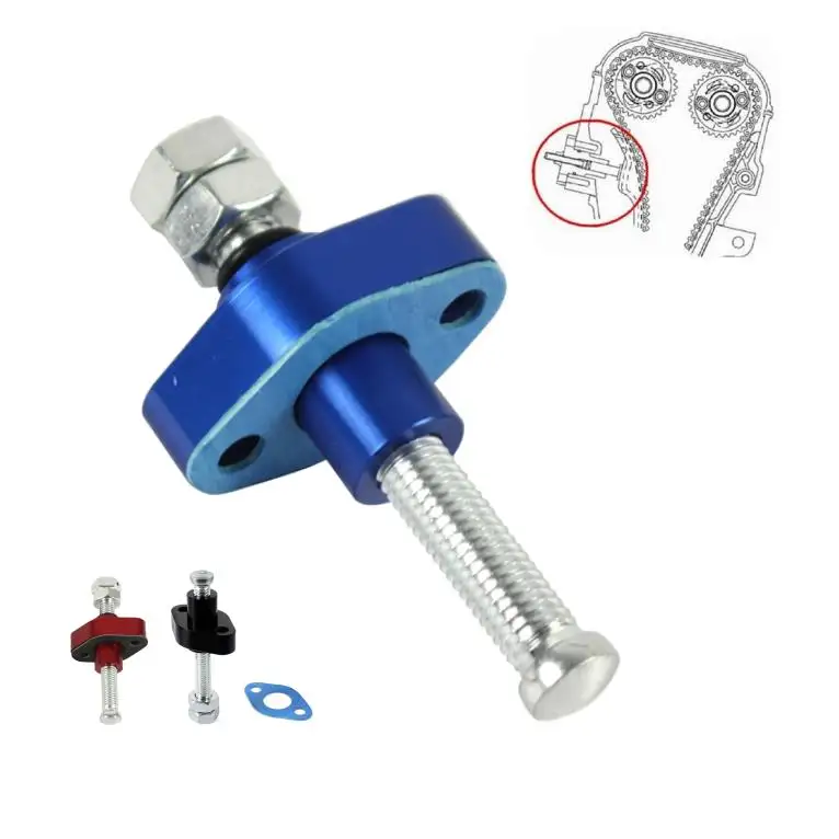 ตัวปรับ Tensioner โซ่รถจักรยานยนต์,ตัวปรับความตึงอะลูมิเนียมสำหรับ Suzuki DR SP 100 125 200 250 300 400 500 DRZ 70 Off Road 1978-09