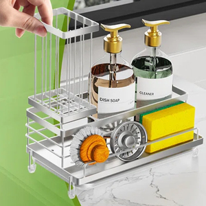 All'ingrosso a buon mercato lavelli da cucina organizzatore sapone spugna porta cucina lavello di <span class=keywords><strong>scarico</strong></span> - Product Image 3