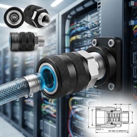 Joint torique universel haute performance à déconnexion rapide FKM UQD pour plaque de refroidissement liquide de serveur IA