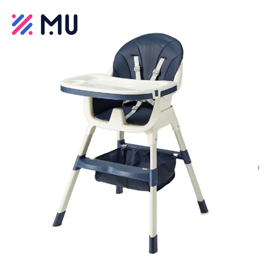 US Standard Versatile Aluminum Baby High Chair Swing With 5 Point Seat Belts