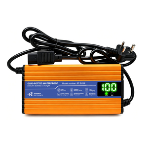 Chargeurs de batterie pour véhicules <span class=keywords><strong>électrique</strong></span>s 67,2 V 6 A avec écran LCD pour affichage numérique du processus de charge, pour vélos <span class=keywords><strong>électrique</strong></span>s et trottinettes, fabricant de chargeurs 60 V - Product Image 2