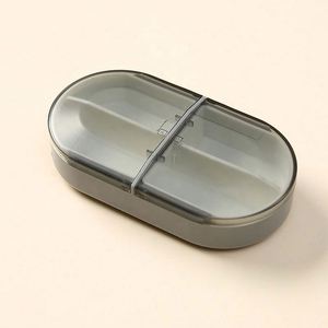 Boîte à pilules portable à 4 compartiments en PP de qualité alimentaire, résistante aux enfants, multicolore, avec logo personnalisé, organisateur hebdomadaire, capacité 7 jours pour - Product Image 2