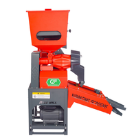 Machine à décortiquer le riz 100-150 kg/h, polisseuse et décortiqueuse de riz à moteur électrique pour usage domestique, agricole et en ferme