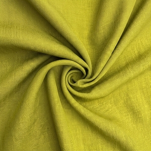 Tissu en polyester 100% de qualité supérieure, effet lin froissé, texture tissée, 150g, pour vêtements printemps-été - Product Image 3