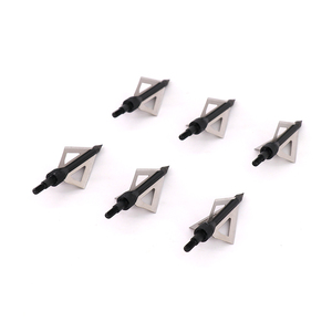 Thép Không Gỉ Nhôm Express Quad Pro Broadhead 100 Trọng Lượng Hạt 6-Pack 3 Lưỡi Bắn Cung Bắn Cung Mũi Tên Đầu - Product Image 4