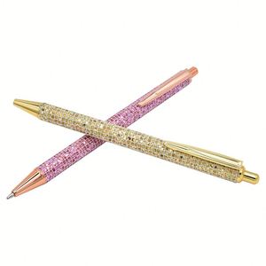 Stylo bille en aluminium au design élégant, flux d'encre fluide, construction métallique robuste, idéal pour un usage professionnel et personnel - Product Image 2