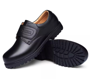 รองเท้าหนังสีดำคุณภาพสูงแบบคลาสสิกสำหรับนักเรียนวัยรุ่นและเด็ก - Product Image 2