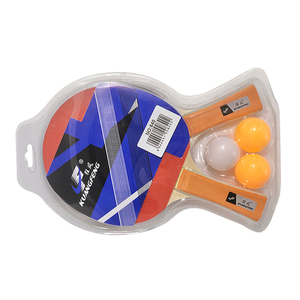 Bán hàng nóng tùy chỉnh dài xử lý cao su Thẳng và ngang bảng Tennis BAT và <span class=keywords><strong>Balls</strong></span> pingpong Racket Set - Product Image 4