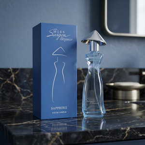 Parfum pour femme MISS SAIGON Elegance Sapphire 50ml, fragrance florale fruitée, parfum longue durée, vente en gros - Product Image 1