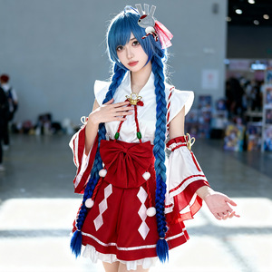 Disfraz de Cosplay para Mujer, Kimono de Anime Pure <span class=keywords><strong>Land</strong></span>, Kit de Poliéster - Product Image 3