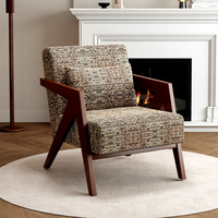 Fauteuil de salon en bois massif en gros, style moderne, nouvelle arrivée, haute qualité, fauteuil de salon, chambre à coucher
