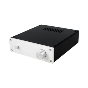 Tùy chỉnh các bộ phận CNC Anodized nhôm khuếch đại khung gầm dịch vụ Laser âm thanh thiết bị âm thanh Hi Fi khuếch đại công suất bao vây - Product Image 1