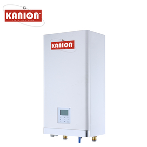 Pompe à chaleur monoventilateur noire, idéale pour les espaces de vie, pour un approvisionnement constant en eau chaude vers les canalisations de plancher chauffant, assurant un chauffage uniforme de toute la maison. - Product Image 6