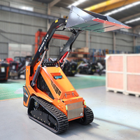 Derette XC1100 Mini-Kompaktlader mit Dieselmotor und Anbaugeräten für Bau- und Gartenarbeiten