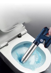 Outil de vidange de débouchage électrique rechargeable rentable <span class=keywords><strong>pour</strong></span> le sol de la cuisine et les toilettes <span class=keywords><strong>Pompe</strong></span> de débouchage flexible avec tasse en caoutchouc - Product Image 6