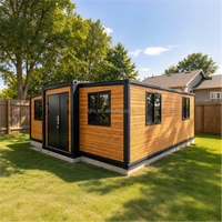 Chine-Made Australie Standard 40Ft Maison Préfabriquée Conteneur Extensible Maison Portable En Acier Villa pour Granny Flat