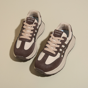 Nouvelles baskets de sport décontractées pour femmes chaussures de marche et de course à semelle épaisse taille haute avec bout rond et semelle intérieure en maille plate - Product Image 3