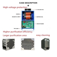 Filtre à fumée commercial, élimination de la fumée de cuisine, précipitateur électrostatique, équipement de traitement des gaz résiduaires