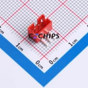 XY-PH2.0-3A21-R Wire-to-Board Pin Header Bent Lead Through Hole,P=2mm Connector 1x3P 2mm Right Angle Insert PH - Product Image 1