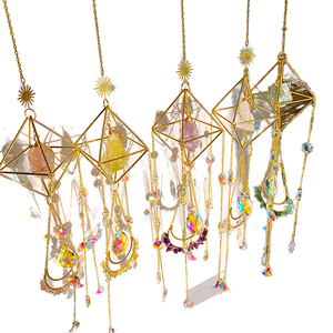 Pendentif de fenêtre K9 personnalisé OEM en gros, attrape-soleil en cristal naturel, artisanat en quartz, prisme de rêve en pierre, décorations polies - Product Image 6