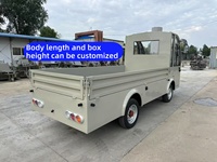 Camionnette électrique de transport de marchandises 4x2 automatique simple cabine Euro 2, camion léger zéro émission pour livraison en usine et en ville, 1 tonne