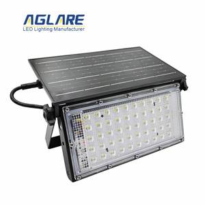 Reflectores Solares LED Aglare Portátiles de Aluminio Fundido a Presión, IP65, Impermeables con Sensor de Luz, 50W 100W 150W 200W - Product Image 1