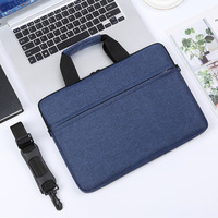 Sac de transport portable pour ordinateur portable en tissu Oxford, étanche, avec logo personnalisé, pour vente en gros