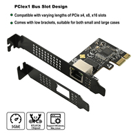 Carte réseau Ethernet Gigabit 5G PCI-E vers RJ45, puce RTL8126, 10/100/2500/5000 Mbps, 5 Gbps, filaire, utilisation interne sur ordinateur de bureau, en stock