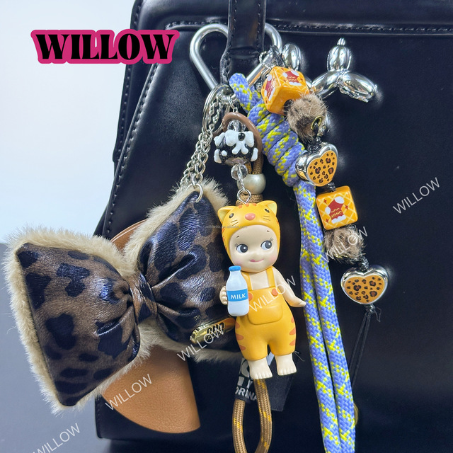 Cat life MIU Design Bag Accessories Parts Chain custom Phone Charm Bag Layard for Bag