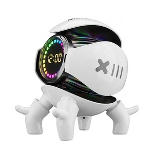 רמקול נייד אלחוטי חדש במבצע חם עם תאורת RGB, שעון מעורר, מיני אלקטרוניקה, מתנה קידום מכירות מושלמת למסיבת בית - Product Image 1