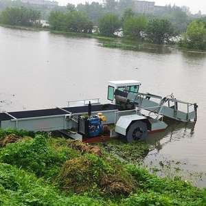 水雑草除去ごみ収集水ヒヤシンス収穫機水雑草切断船船/機械浚渫川 - Product Image 3