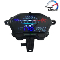 Untuk Honda Click 125 V2/v3 Click150 Versi LED Ungu Speedometer Digital Lengkap Tachometer Digital LED