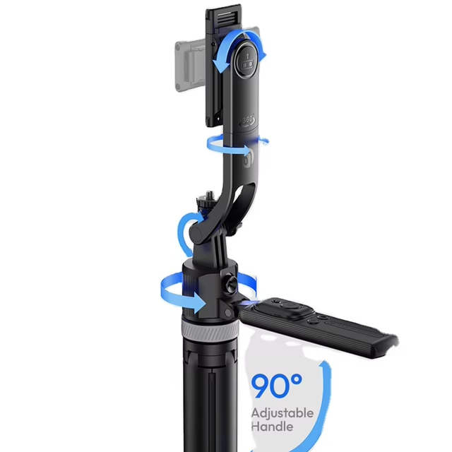 TT23 64' Auto Face Tracking Tripod for IPhone/Android with Remote 360° Rotating Selfie Stick