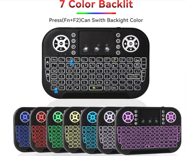 Universal 2.4G BT Wireless Touchpad for PC Laptop Smart TV Mini Air Mouse Keyboard A8