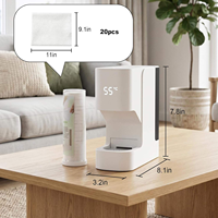 Dispensador de Toallas Comprimidas Desechables de Calentamiento Rápido Inteligente al por Mayor, Máquina de Toallas con Logotipo Personalizado para Salón de Belleza, Hotel, Spa y Uso Doméstico