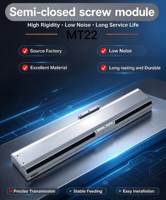 Modul Penutup Pelindung Linear Guide Sekrup Semi Tertutup MT22, Dudukan Bantalan Independen, Pelat Motor