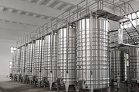 Fermenteur à kombucha en acier inoxydable à ouverture supérieure de 500L, 1000L, 2000L, équipement commercial de fabrication de kombucha