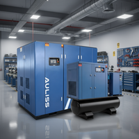 Compresseur d'air à vis AULISS avec longue garantie, roulement 50HP 37KW, certifié CE, support technique 24h/24 et 7j/7, maintenance sur site