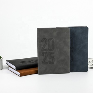 Tùy chỉnh in ấn trang một ngày hàng ngày 365 ngày kế hoạch A5 Vegan da mềm Bì<span class=keywords><strong>a</strong></span> máy tính xách tay kinh doanh mục tiêu kế hoạch chương trình nghị sự <span class=keywords><strong>2025</strong></span> Nhật Ký - Product Image 1
